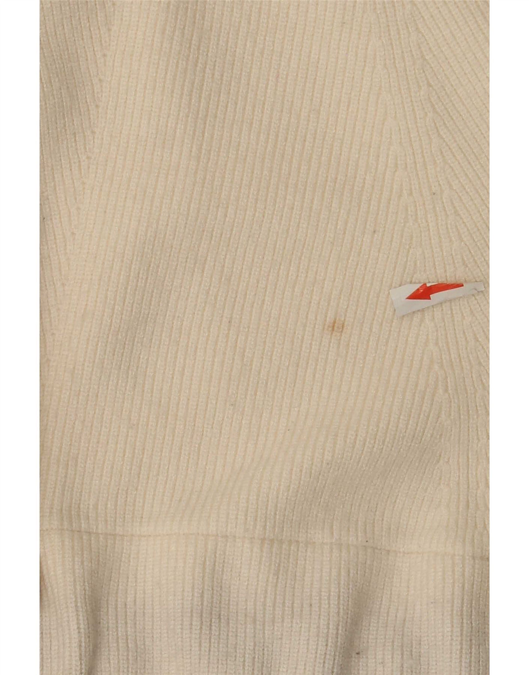 Damski sweter oversize z okrągłym dekoltem Zara UK 10 Small White Wiskoza