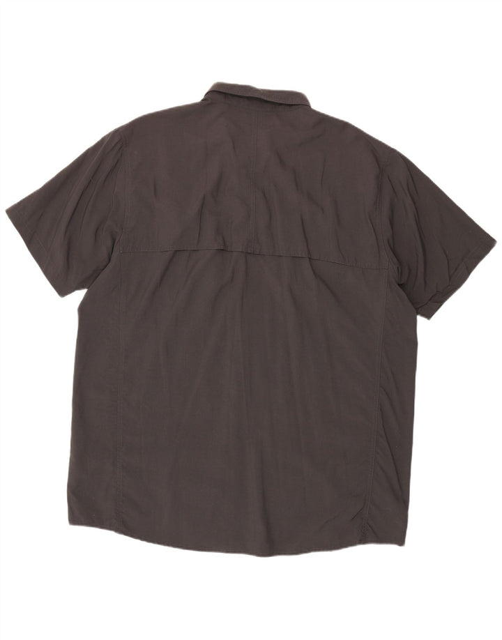 Męska koszulka z krótkim rękawem The North Face 2XL, szary nylon