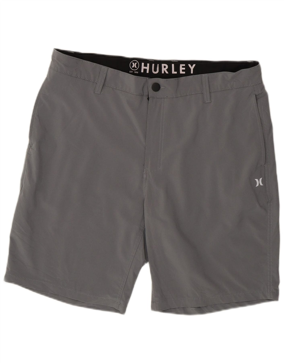 Męskie spodenki chino Hurley W36, duże, szary poliester