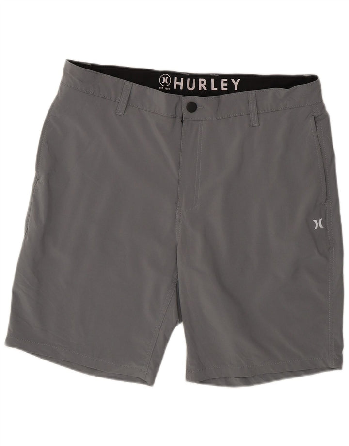 Męskie spodenki chino Hurley W36, duże, szary poliester