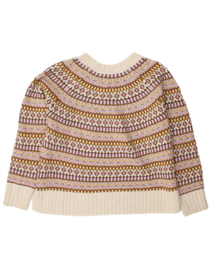 Sweter damski Fat Face z dekoltem w łódkę, UK 12, średni, wielokolorowy