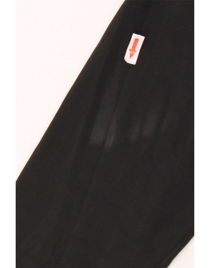 Męski dres Nike Dri Fit z zamkiem błyskawicznym na szyi, średni czarny poliester