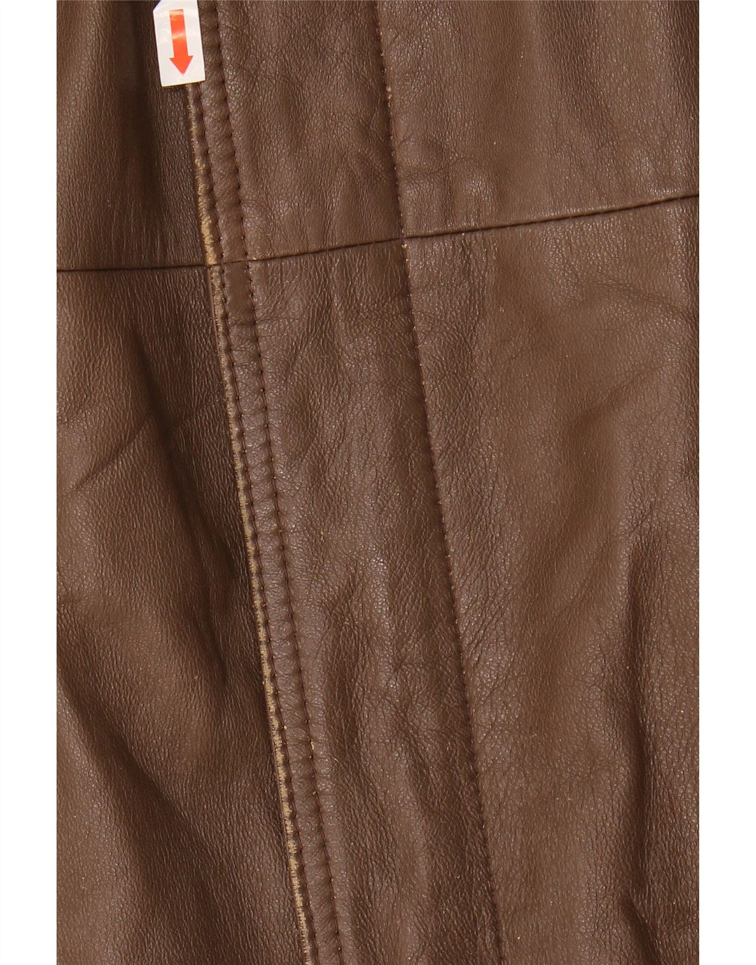 Vintage męska kurtka skórzana IT 52 XL brązowa skóra
