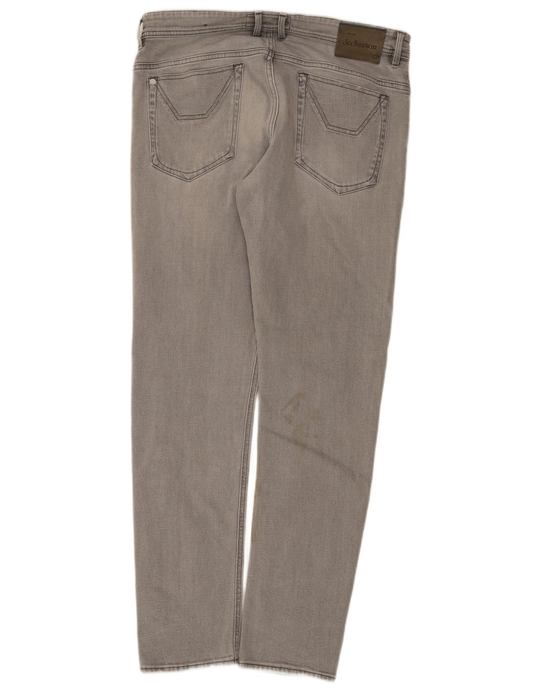 Męskie jeansy slim fit Jeckerson W34 L31 Szara bawełna