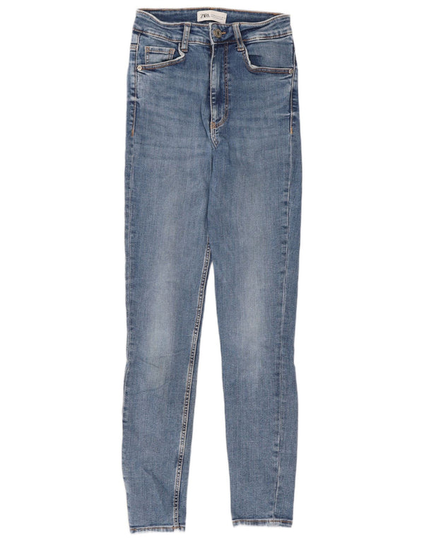 Damskie jeansy Skinny Zara EU 34 2XS W24 L26 Niebieskie