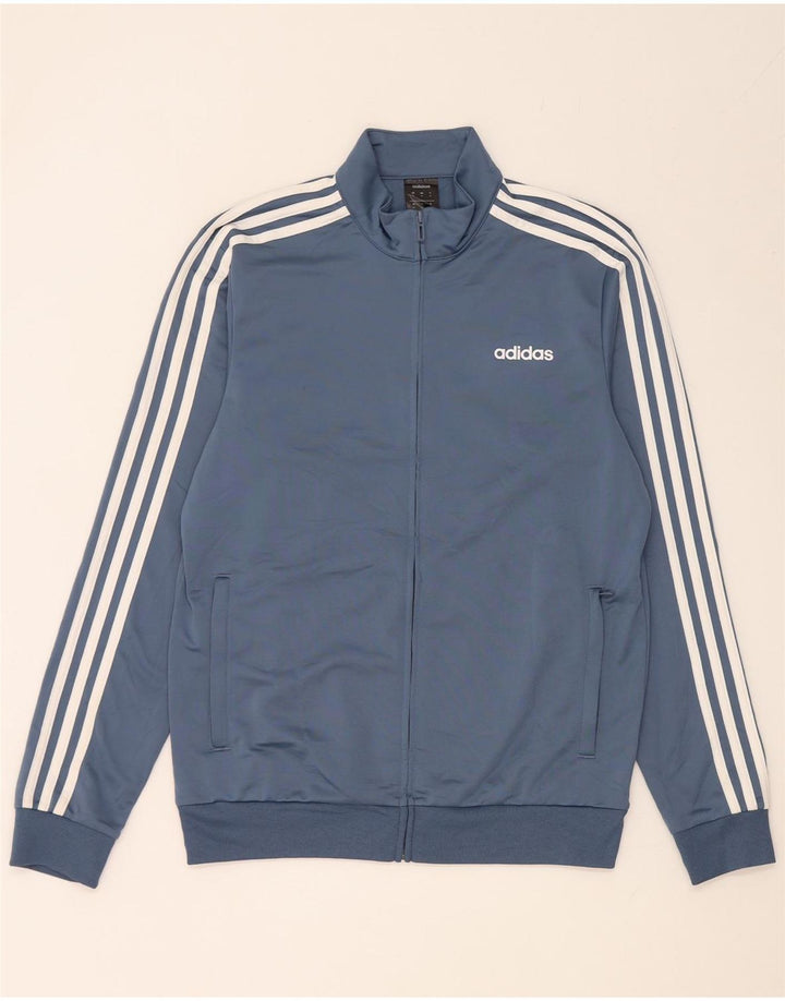 Adidas Męska bluza dresowa, średnia granatowa, poliester