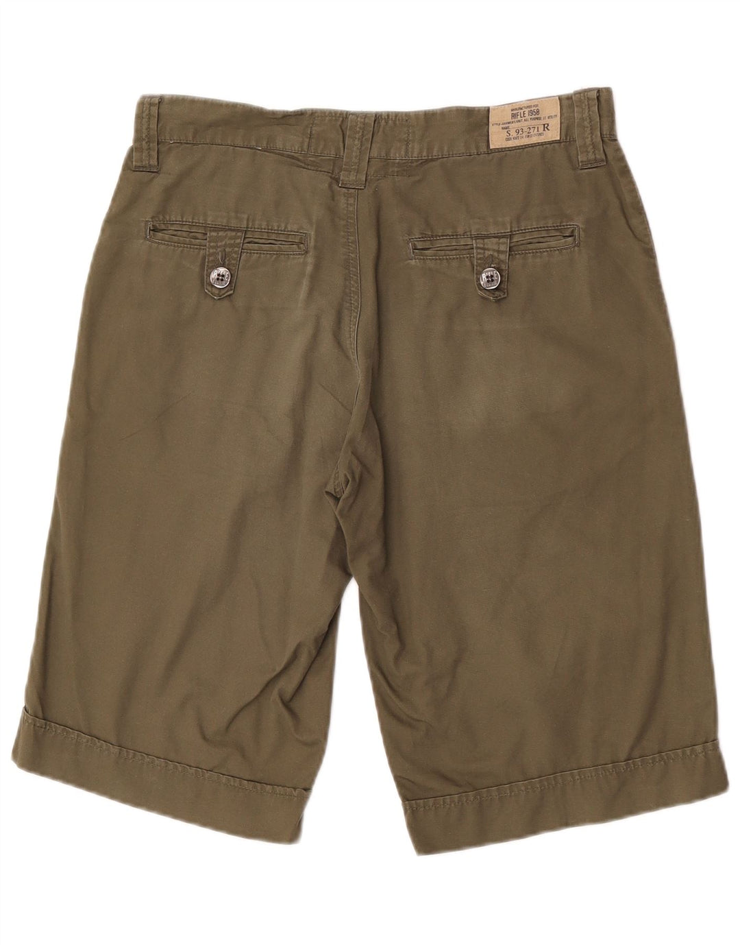 Męskie spodenki chino Rifle W31, średnia bawełna khaki