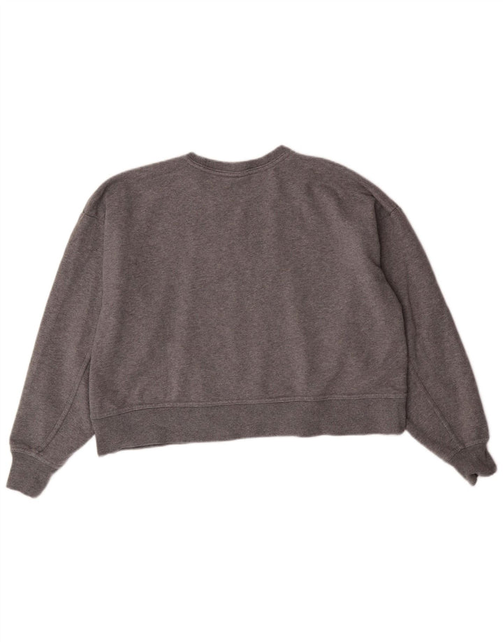 Damska bluza dresowa Nike Dri Fit Graphic Oversize UK 10, mała szara