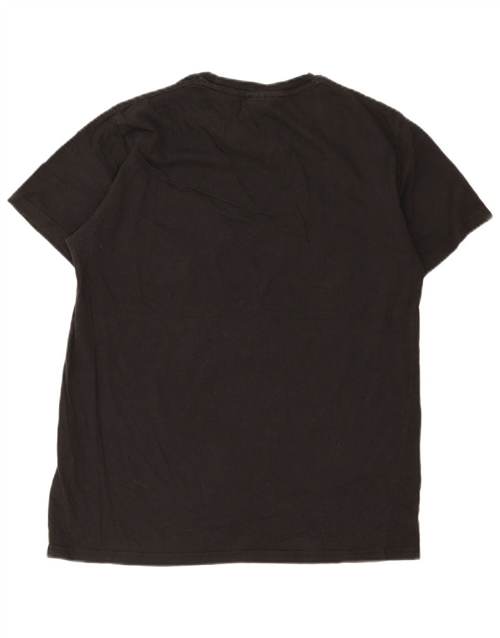 T-shirt męski Pierre Cardin, bawełniany, średni czarny