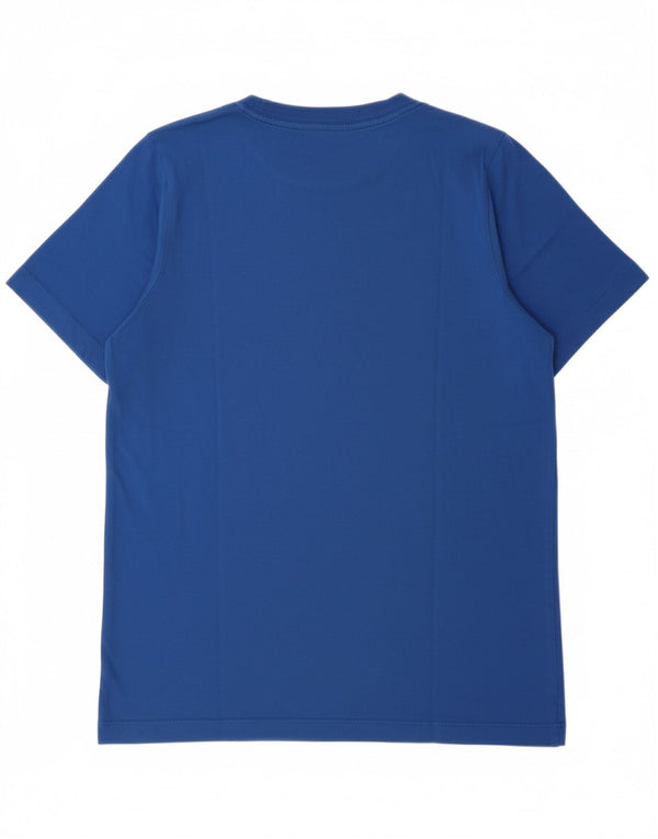 Chłopięcy T-shirt z grafiką NIKE, 13-14 lat, XL, niebieska, bawełniana