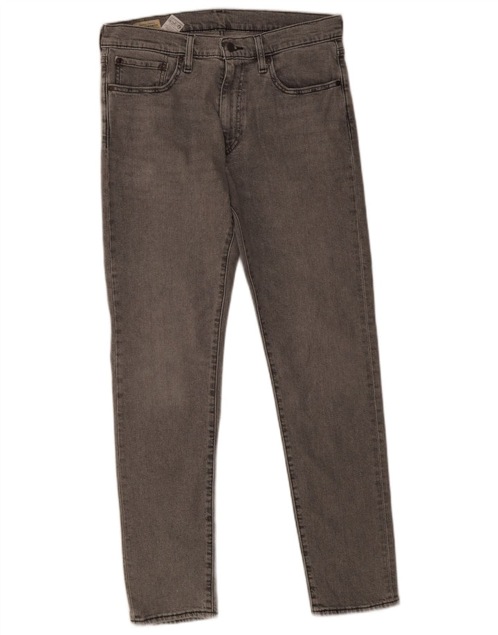 Męskie jeansy Levi's 512 Slim Tapered W33 L32 Szara bawełna