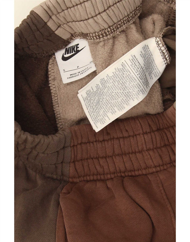 Męskie spodnie dresowe Nike, małe, wielobarwne, bawełniane z blokami kolorów