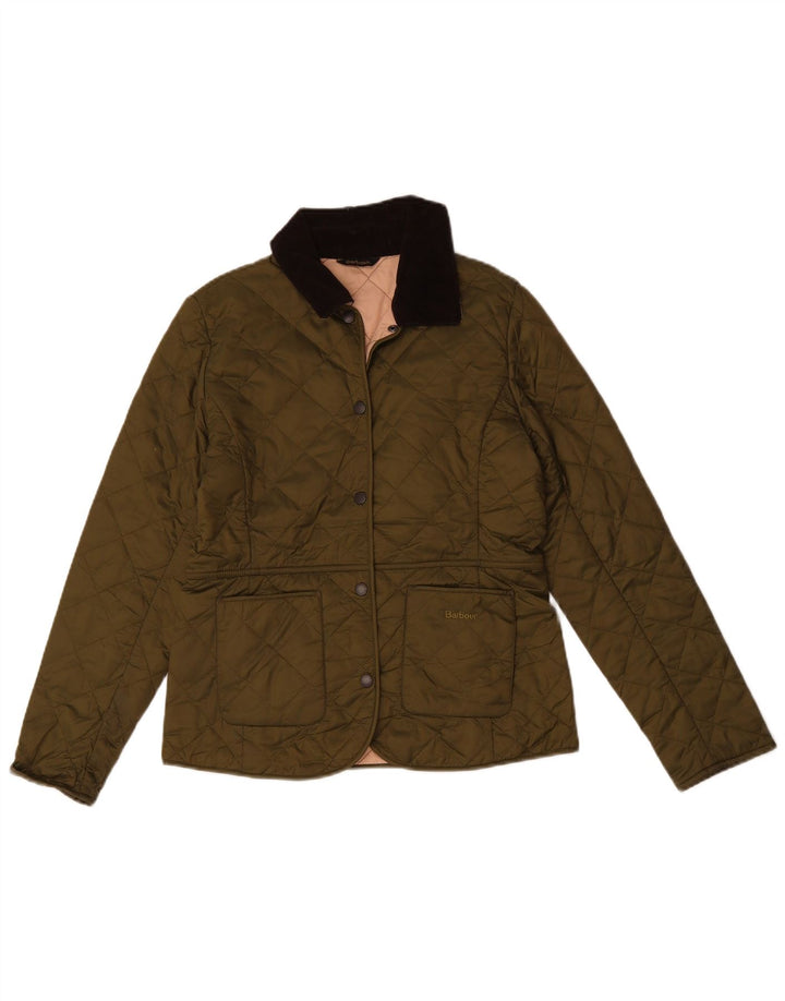 Damska pikowana kurtka Barbour UK 10 Small Khaki