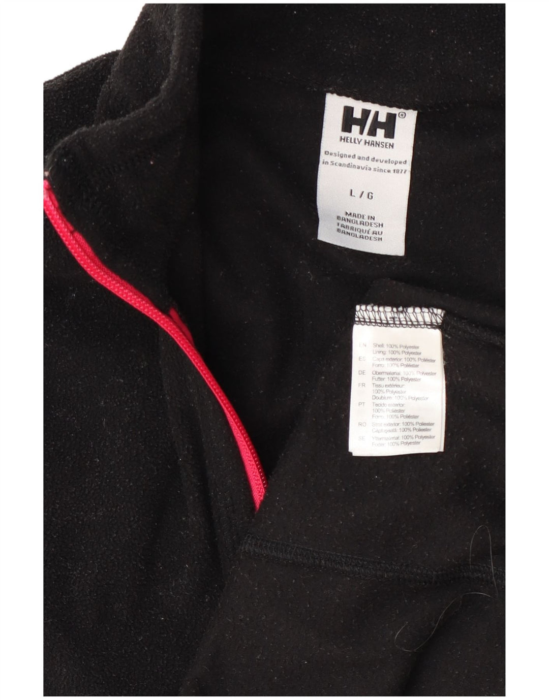 Damska kurtka polarowa Helly Hansen UK 16, duża, czarna, poliester