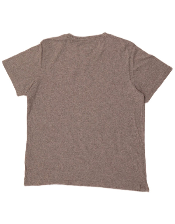 T-shirt damski Tommy Hilfiger Top UK 20 2XL Szara, nakrapiana bawełna