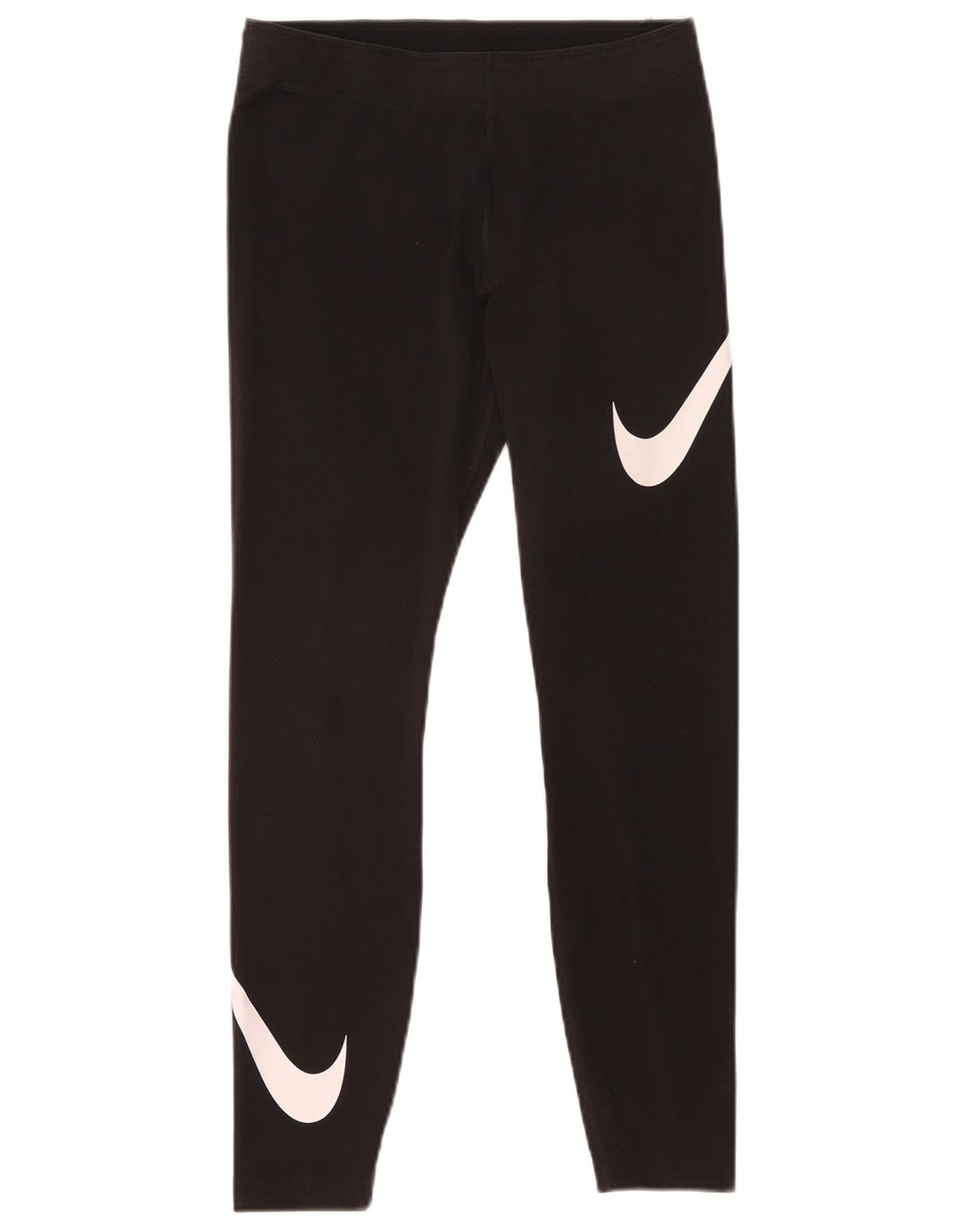 Damskie legginsy Nike Graphic UK 12, średnie czarne, bawełniane