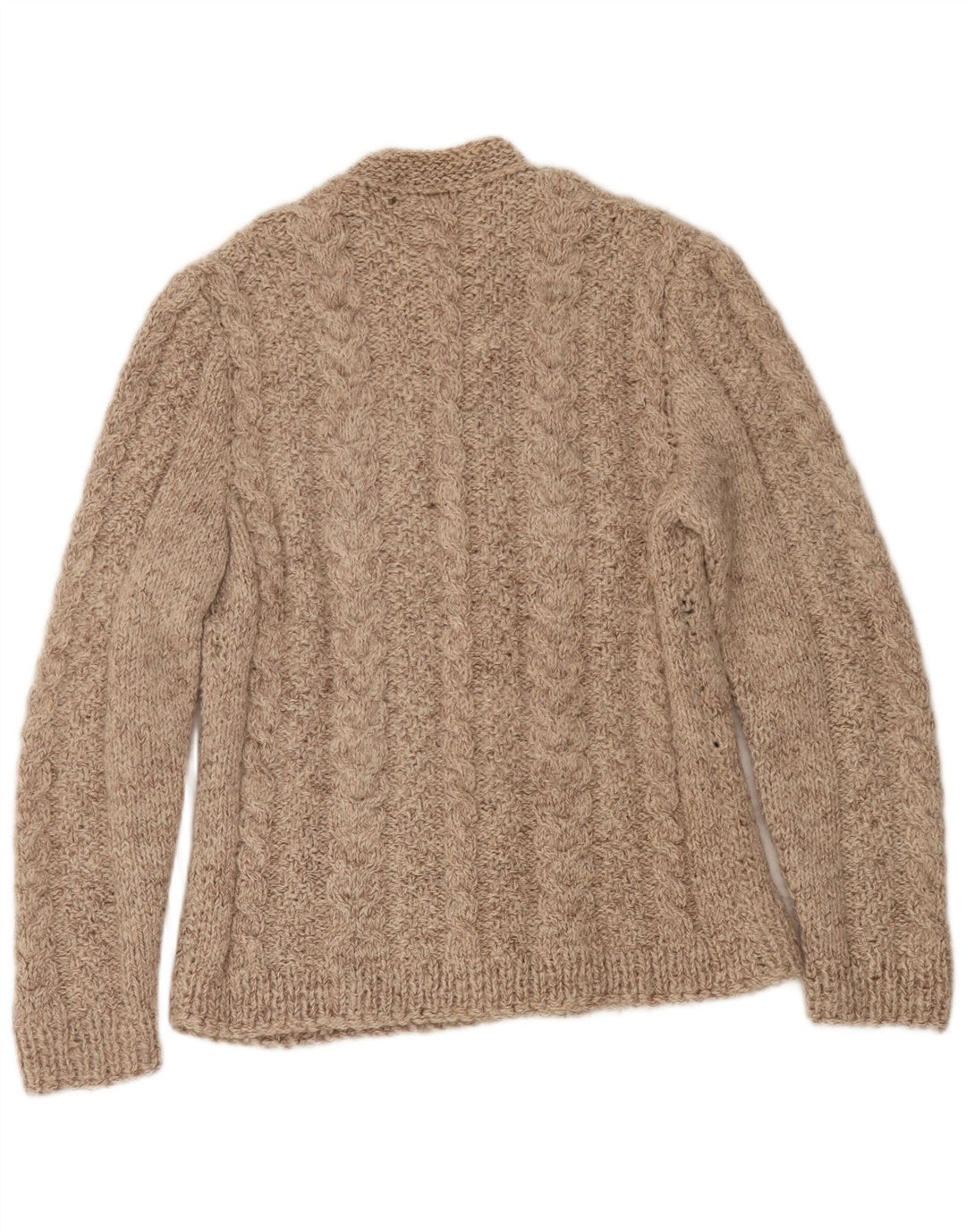 Sweter męski w stylu vintage, średni beż