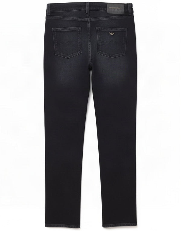 Damskie jeansy skinny Emporio Armani W29 L29 Granatowe bawełniane
