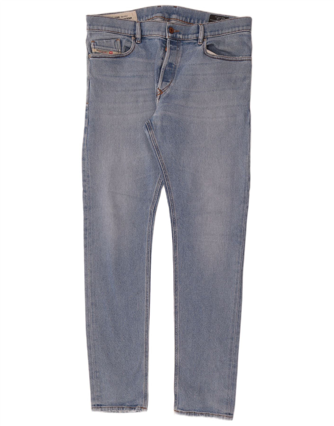 Męskie jeansy Diesel Slim W34 L34 Niebieskie bawełniane