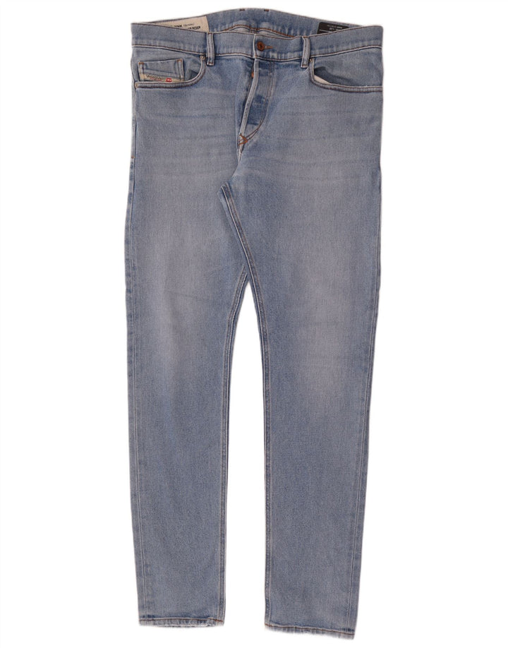 Męskie jeansy Diesel Slim W34 L34 Niebieskie bawełniane
