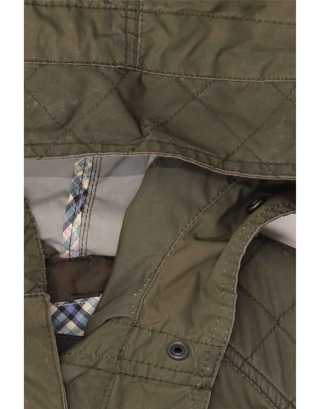 Damska kurtka parka z kapturem KHUJO UK 20 2XL Khaki Poliester
