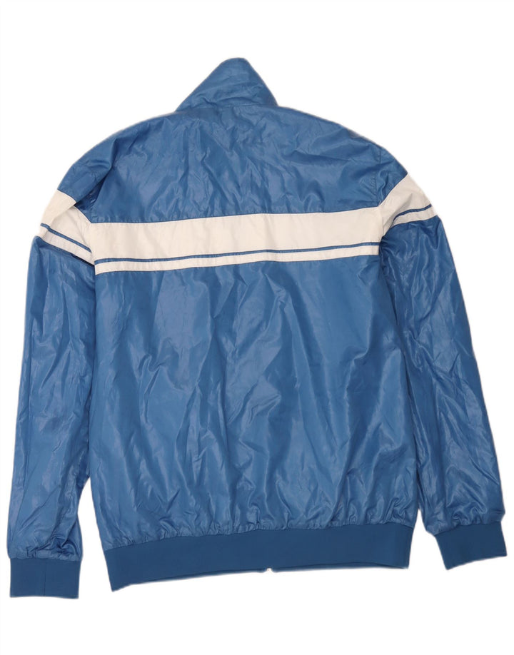 Męska dwustronna kurtka Sergio Tacchini UK 42 XL Niebieski poliester z blokami kolorów