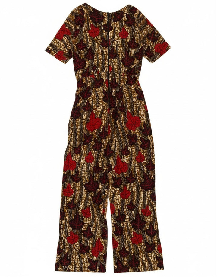Kombinezon damski w stylu vintage UK 12, średni, wielokolorowy kwiatowy