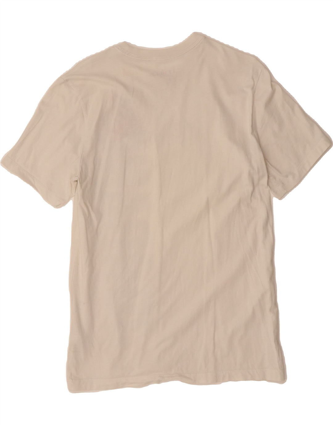 JORDAN Mens Graphic T-Shirt Top Medium Off White Cotton Vintage Jordan and Second-Hand Jordan from Messina Hembry 
