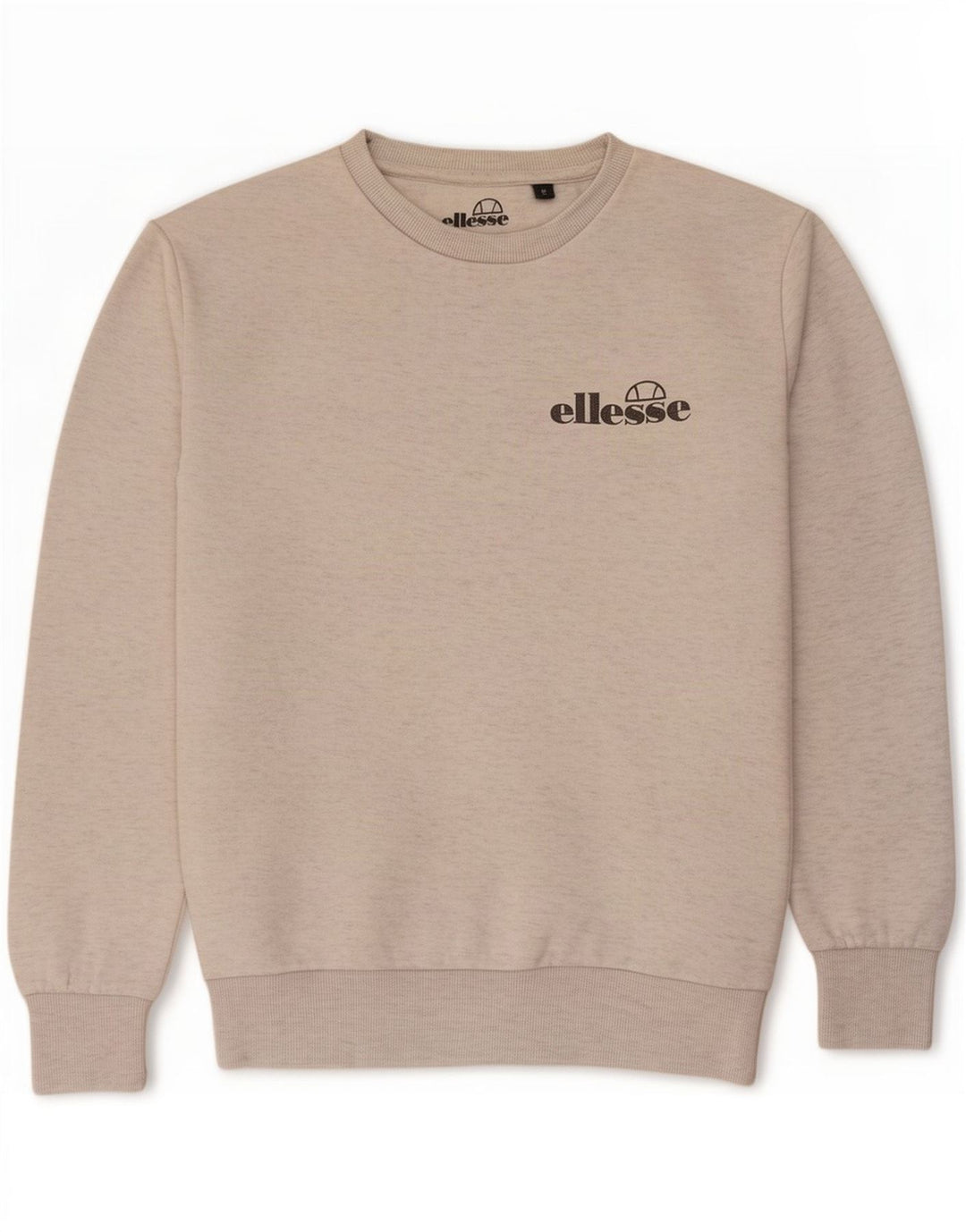 Męska bluza z grafiką Ellesse, mała, szara, nakrapiana, poliester