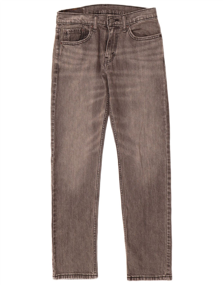 Męskie jeansy Levi's 502 Tapered W29 L32 Szara bawełna