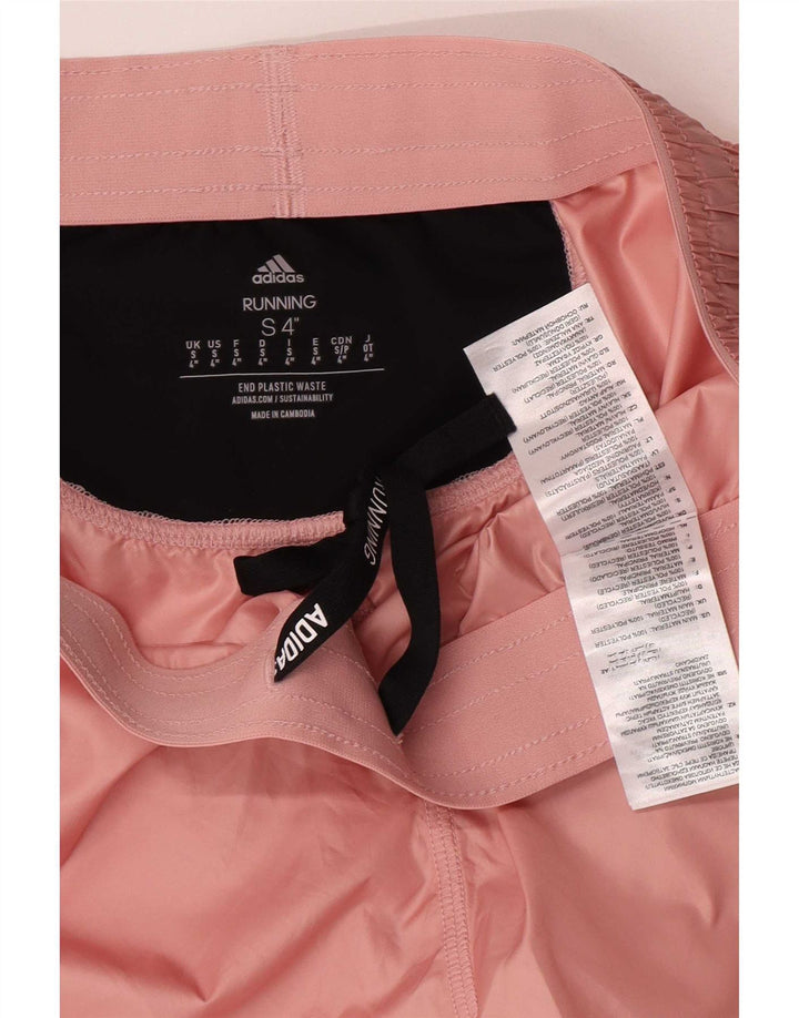 Damskie spodenki sportowe Adidas do biegania UK 8, mały, różowy poliester
