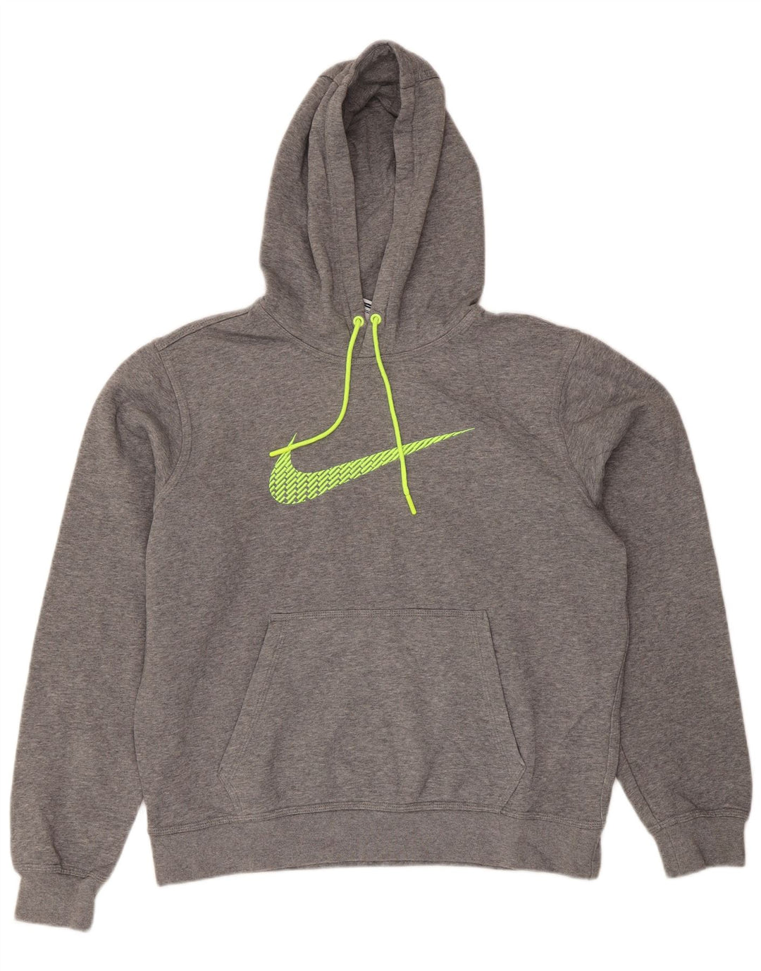 Męska bluza z kapturem Nike o regularnym kroju, średnioszara, bawełniana