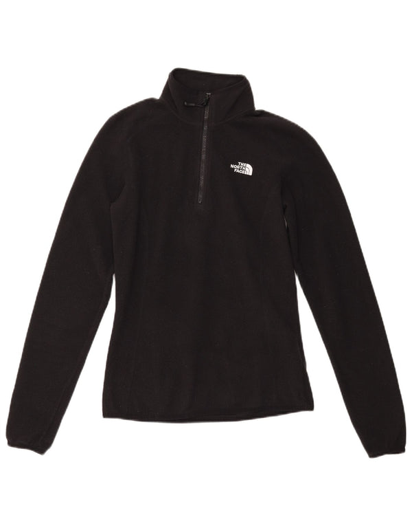 Damski sweter polarowy The North Face z zamkiem błyskawicznym, UK 6 XS, czarny poliester