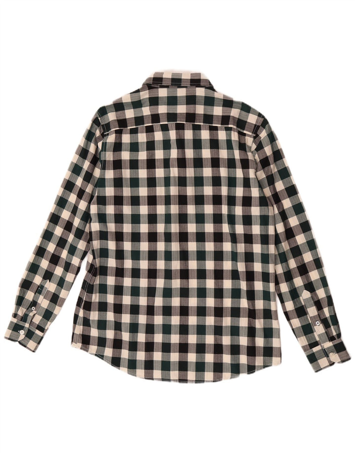 Crew Clothing Męska koszula o dopasowanym kroju, średnia wielobarwna bawełna w kratkę