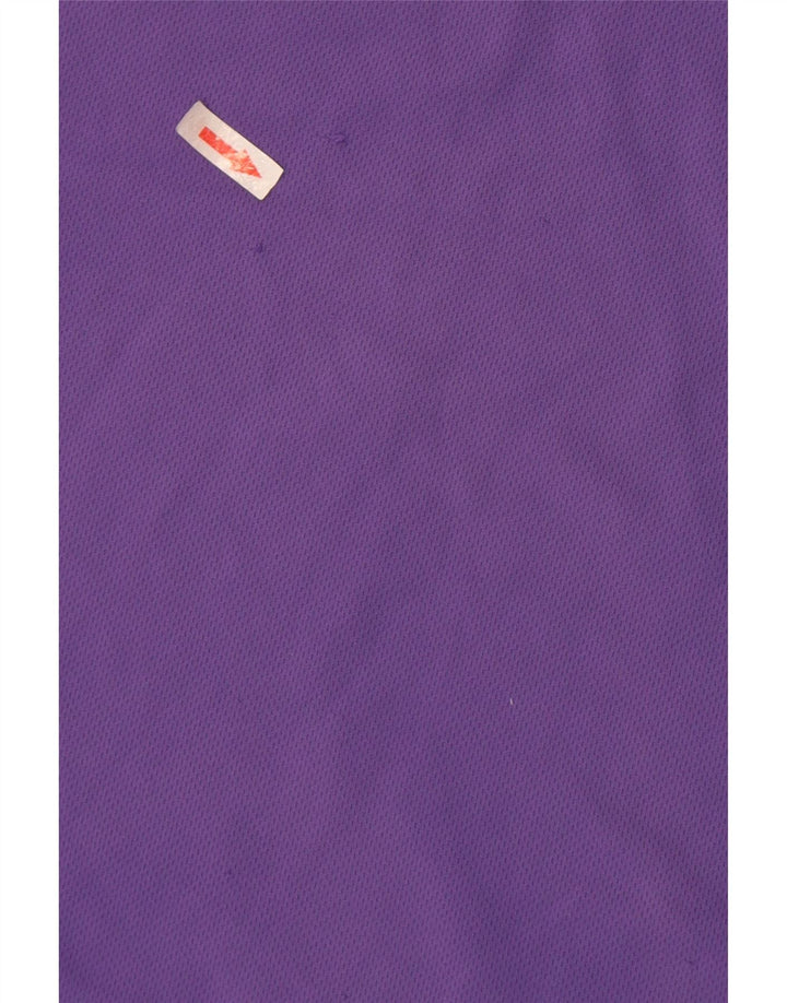 Męska koszulka Nike Dri Fit, poliestrowa koszulka w kolorze średniofioletowym