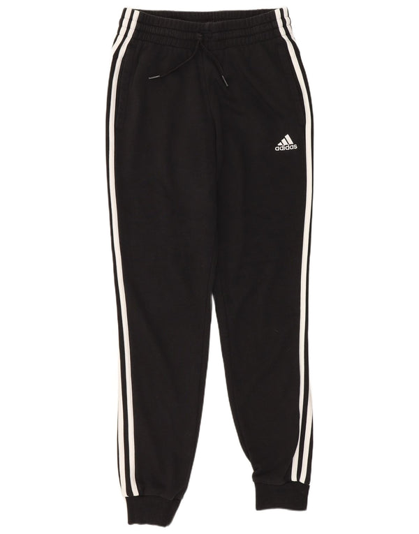 Damskie spodnie dresowe Adidas Joggers XS Czarne bawełniane sportowe