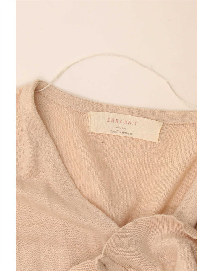 Sweter damski Zara Cardigan UK 12 średni beż