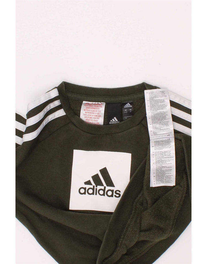 Chłopięca bluza Adidas z grafiką, 3-4 lata, zielona bawełna