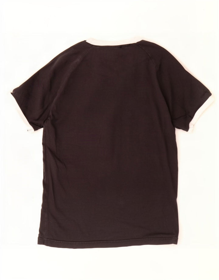 Adidas Męski T-shirt Top Średni Czarny Bawełniany