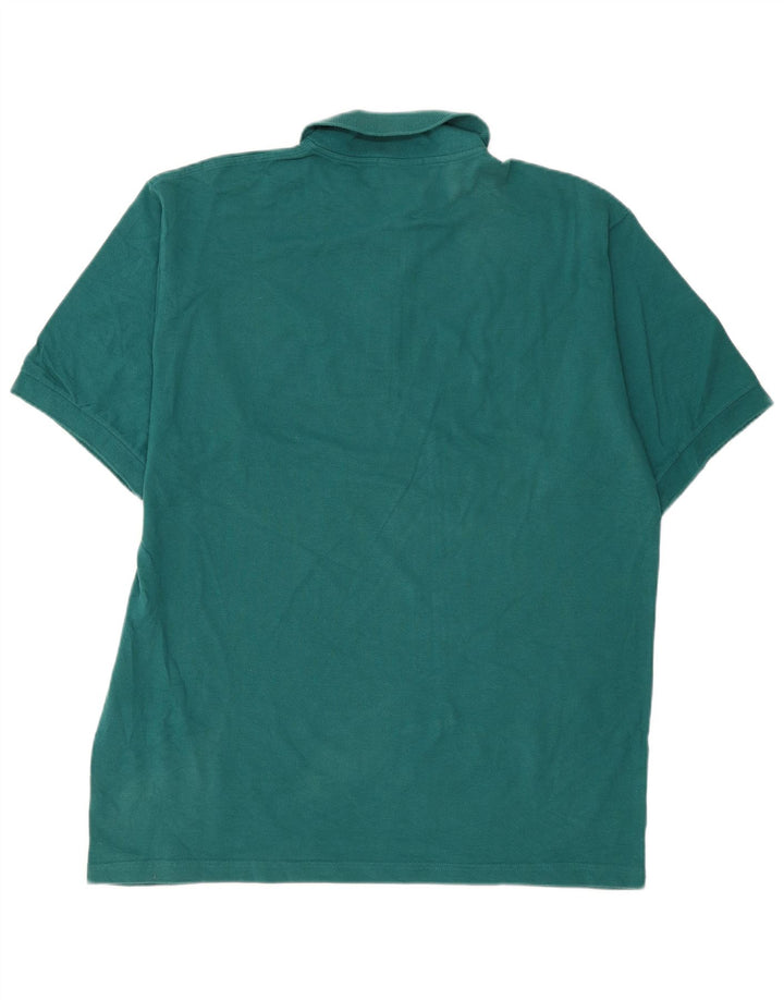 Męska koszulka polo Sergio Tacchini, duża, zielona, bawełniana