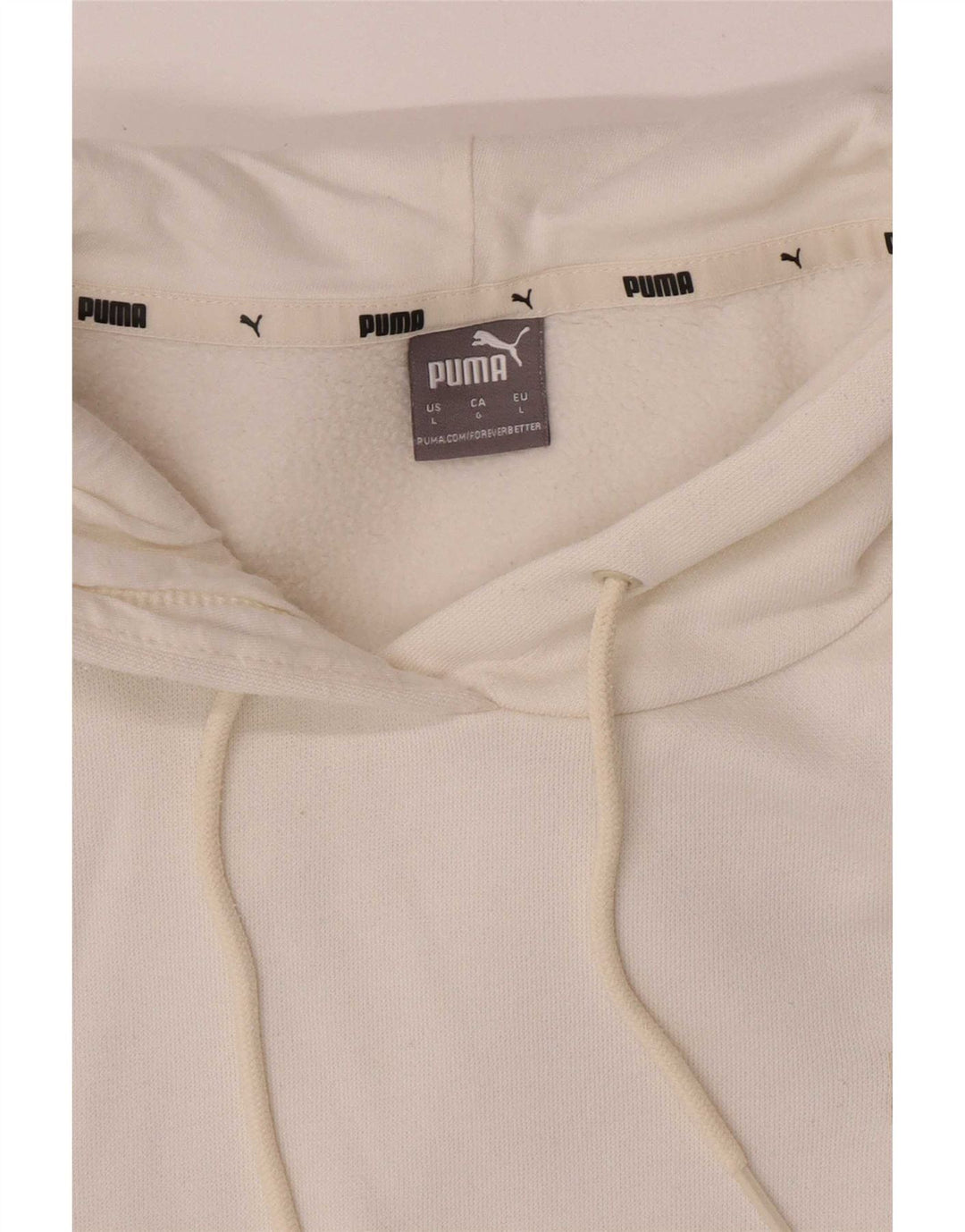 Damska bluza z kapturem Puma UK 16, duża, biała