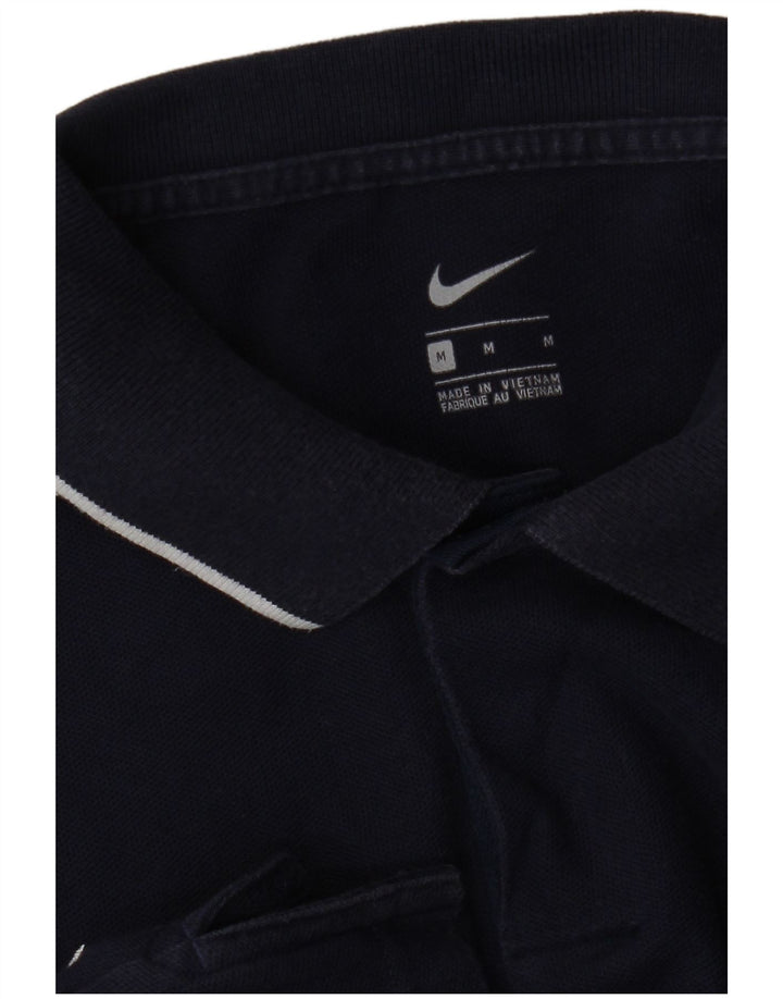 NIKE Mens Polo Shirt Medium Navy Blue