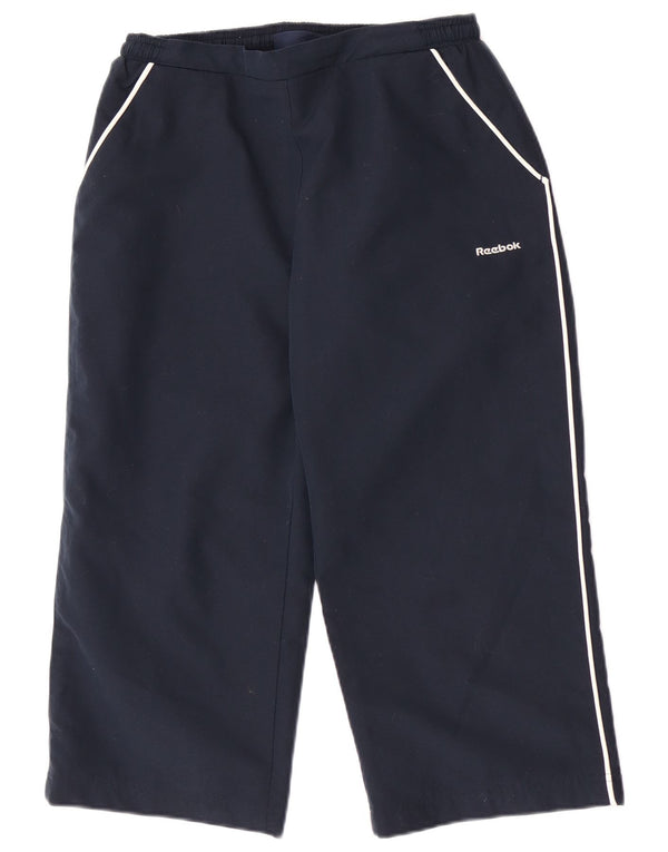 Damskie spodnie dresowe Reebok Capri UK 10 Small, granatowe sportowe