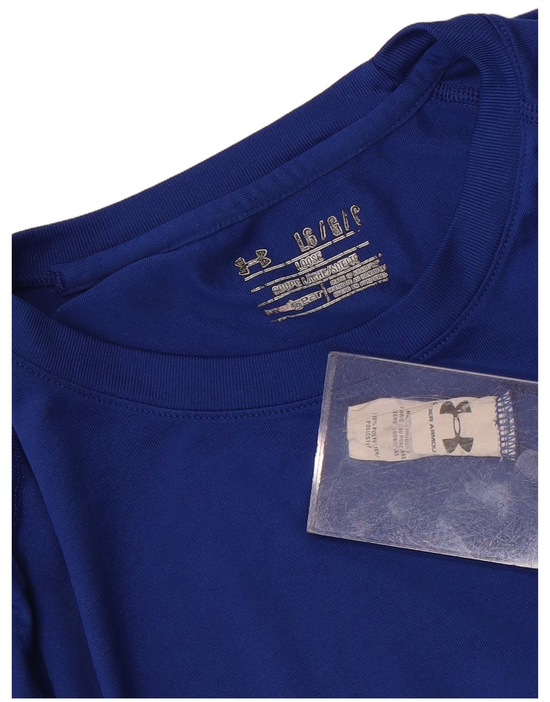 Under Armour Męski T-shirt Top, duży, niebieski, poliester