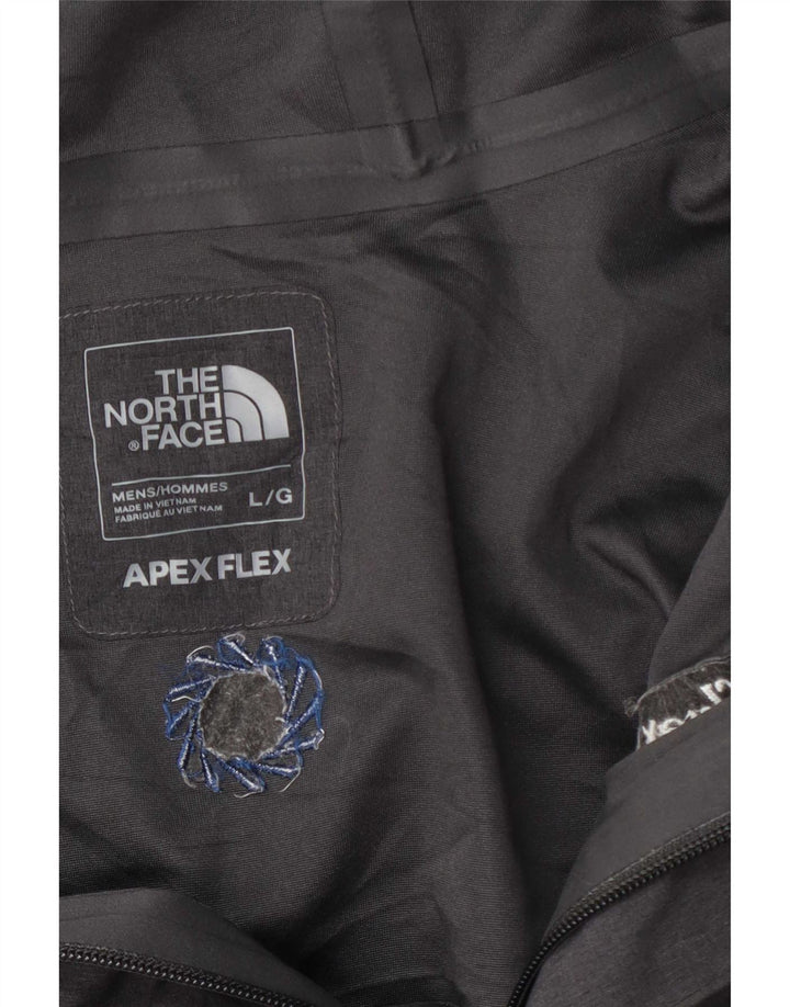 Męska kurtka przeciwdeszczowa z kapturem The North Face UK 40, duża, szara