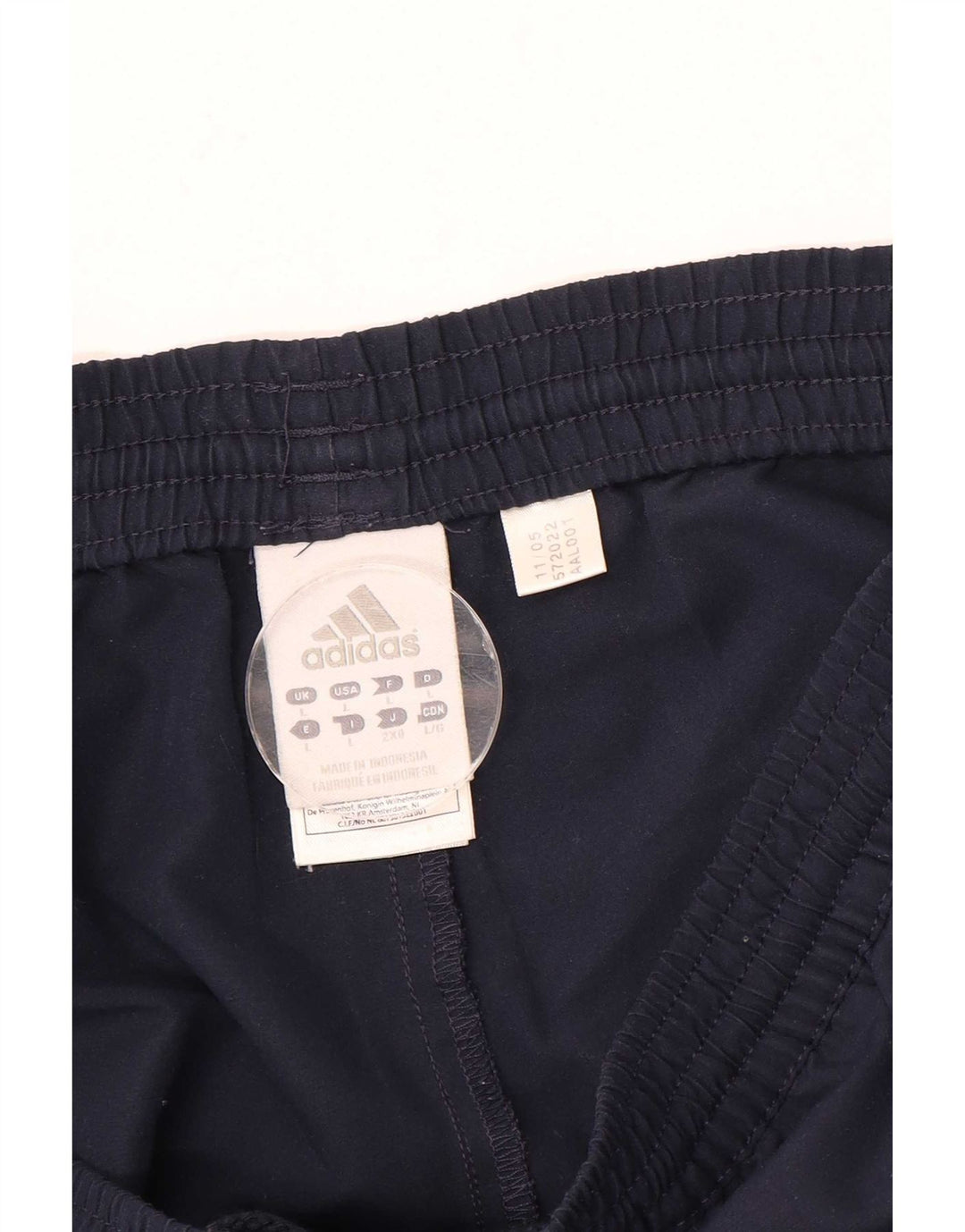 Adidas Męskie Spodnie Dresowe Joggery Duże Granatowe Poliester