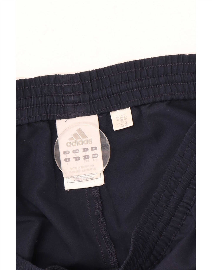 Adidas Męskie Spodnie Dresowe Joggery Duże Granatowe Poliester