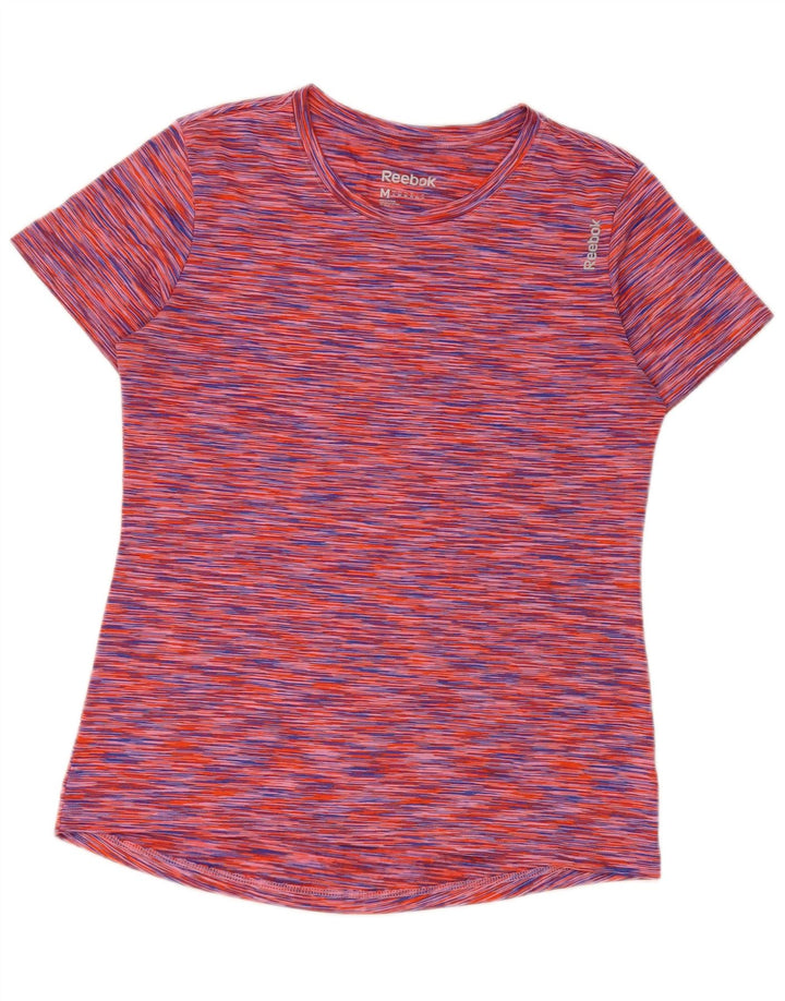 T-shirt damski Reebok Top UK 12 Średni, wielokolorowy, nakrapiany poliester