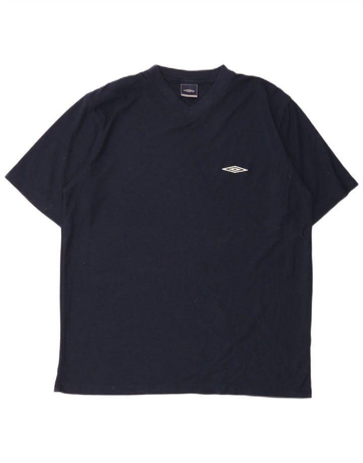 T-shirt męski Umbro Top XL, granatowy, poliester