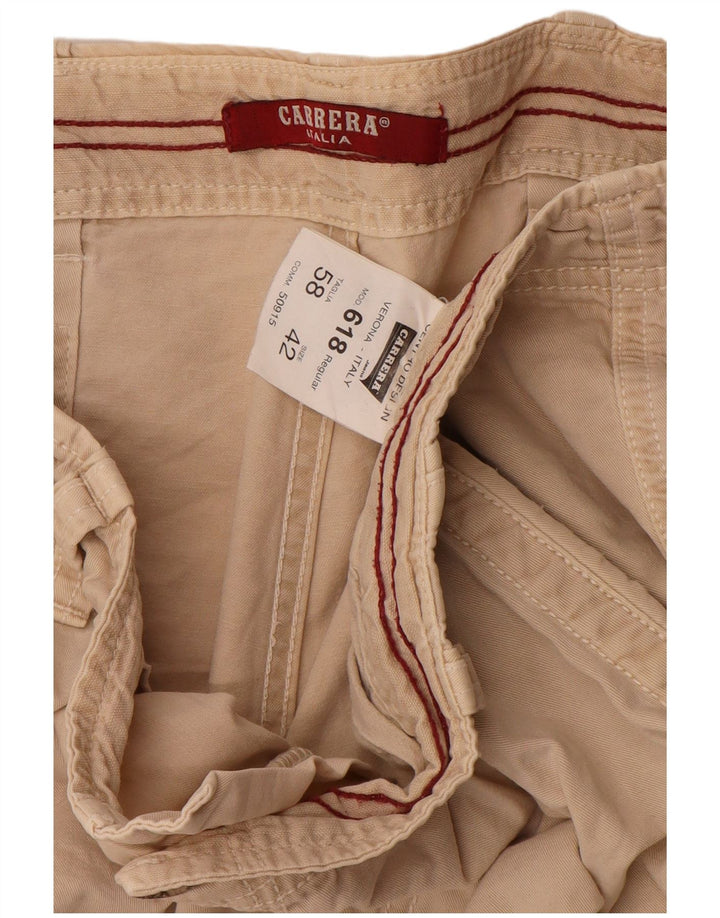 Spodenki cargo męskie CARRERA 618 W42 2XL beżowa bawełna